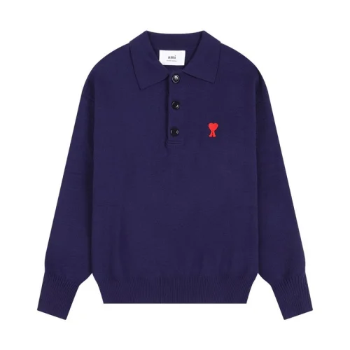 Поло Amiri With Long Sleeves "Blue"
