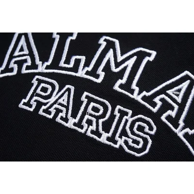 Поло Balmain With Logo And Text "Black" фото № 2
