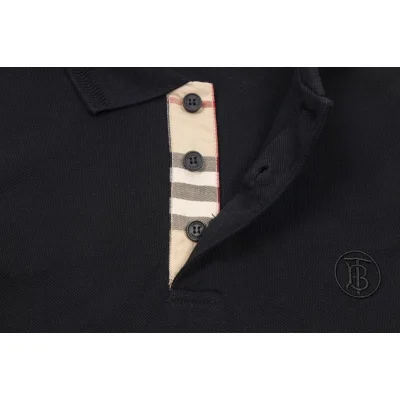 Поло Burberry Small Round Monogram Logo "Black" фото № 4