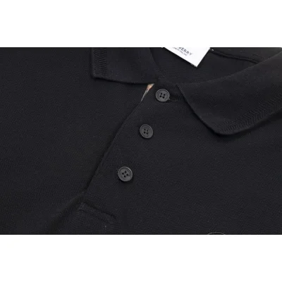 Поло Burberry Small Round Monogram Logo "Black" фото № 7