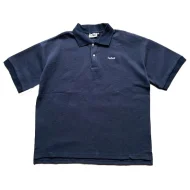 Поло Carhartt With White Text Logo "Blue"