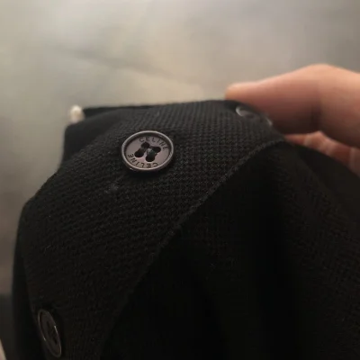 Поло Celine Embroidered Logo "Black" фото № 6