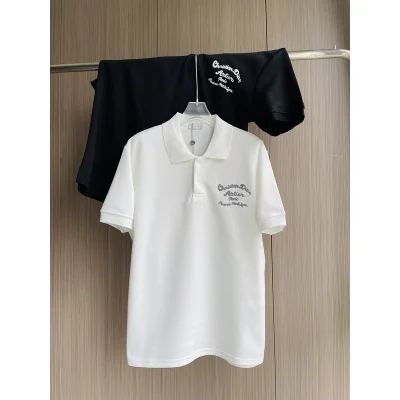 Поло Dior Elegant Inscription "White" фото № 2