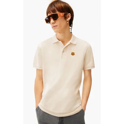 Поло Kenzo Shirt Small Logo "Sand" фото № 3
