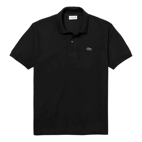 Футболка Lacoste Embroider Logos "Black"
