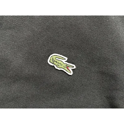 Поло Lacoste With Stripes Along The Contour "Black" фото № 4