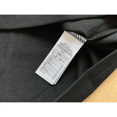 Поло Lacoste With Stripes Along The Contour "Black" фото № 8