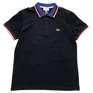 Поло Lacoste With Stripes Along The Contour