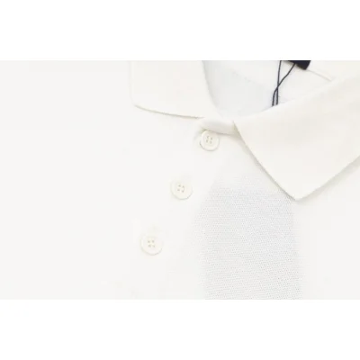 Поло Louis Vuitton With An Inscription-Logo On The Sleeve "White" фото № 5