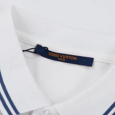 Поло Louis Vuitton With Blue Stripes "White" фото № 6
