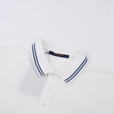 Поло Louis Vuitton With Blue Stripes "White" фото № 7