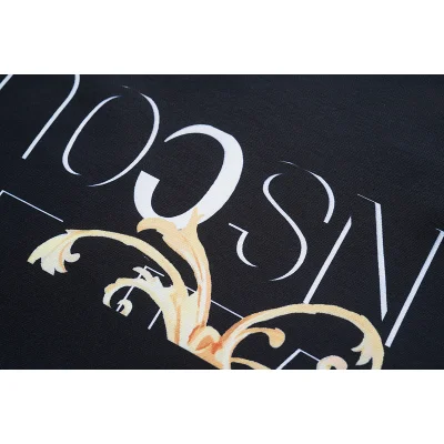 Поло Versace With Gold Patterns "Black" фото № 8