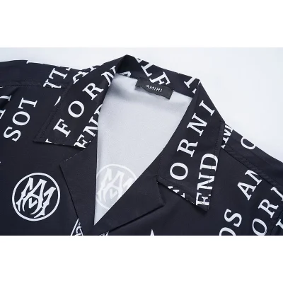 Рубашка Amiri Symbols Print Without Pockets "Black" фото № 9 Рубашка Amiri Symbols Print Without Pockets "Black" фото № 9