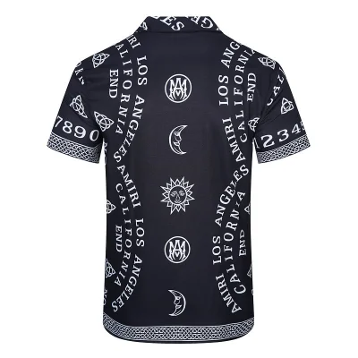 Рубашка Amiri Symbols Print Without Pockets "Black" фото № 2 Рубашка Amiri Symbols Print Without Pockets "Black" фото № 2
