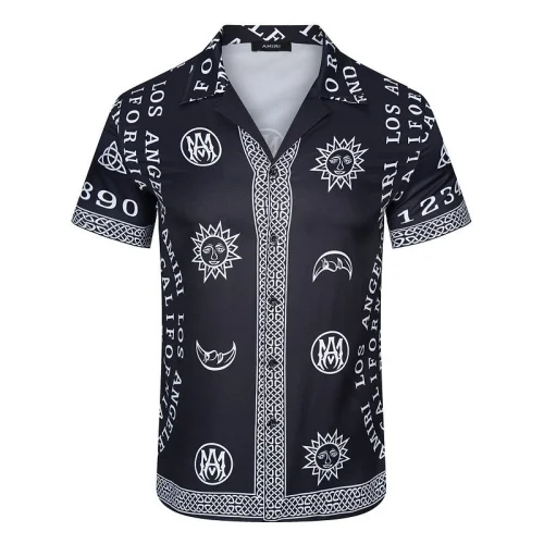 Рубашка Amiri Symbols Print Without Pockets "Black"