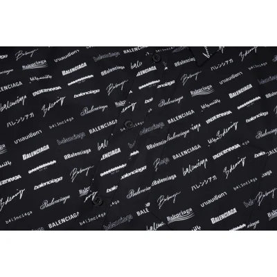 Рубашка Balenciaga Inscription In Different Languages "Black" фото № 2 Рубашка Balenciaga Inscription In Different Languages "Black" фото № 2