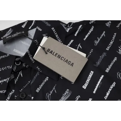 Рубашка Balenciaga Inscription In Different Languages "Black" фото № 5 Рубашка Balenciaga Inscription In Different Languages "Black" фото № 5