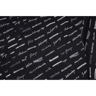 Рубашка Balenciaga Inscription In Different Languages "Black" фото № 8 Рубашка Balenciaga Inscription In Different Languages "Black" фото № 8