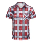 Рубашка Burberry Plaid Shirt With Front Pocket "Red"