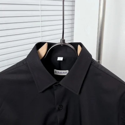 Рубашка Burberry Frontside Print Small Blue Warrior On The Horse "Black" фото № 3