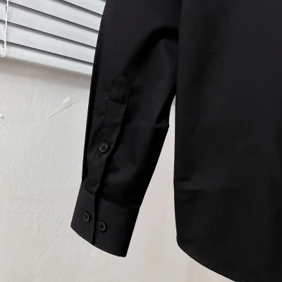 Рубашка Burberry Frontside Print Small Blue Warrior On The Horse "Black" фото № 2