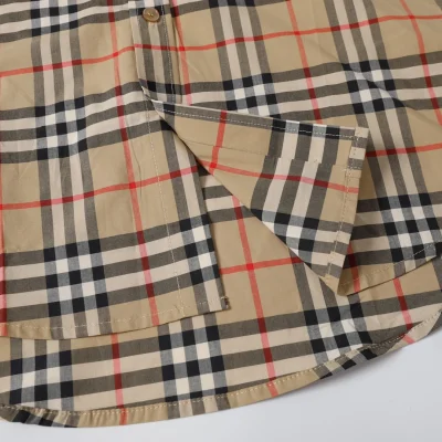 Рубашка Burberry Checkered Pattern "Brown" фото № 4
