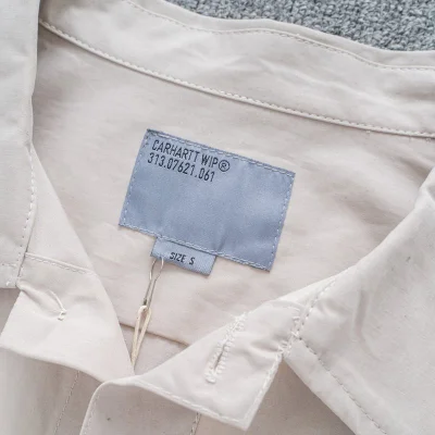 Рубашка Carhartt With Large Pockets "Cream" фото № 3