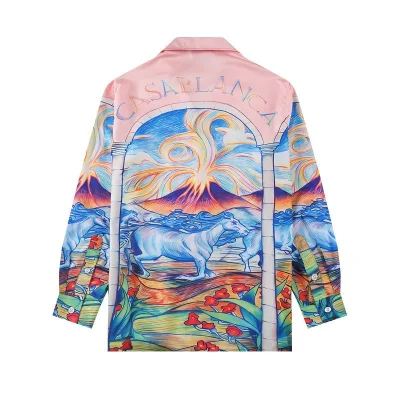 Рубашка Casablanca Running Of Blue Horses "Pink, Blue" фото № 2 Рубашка Casablanca Running Of Blue Horses "Pink, Blue" фото № 2