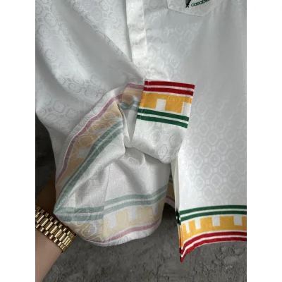 Рубашка Casablanca Frontside Print White Column "White" фото № 7