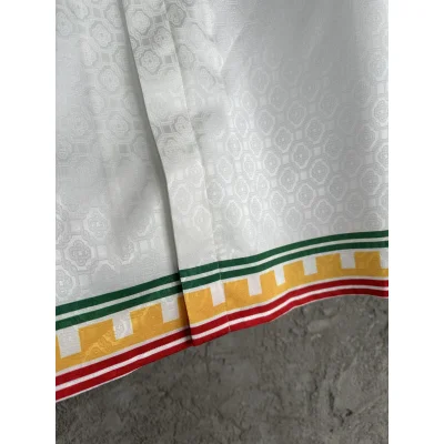 Рубашка Casablanca Frontside Print White Column "White" фото № 6