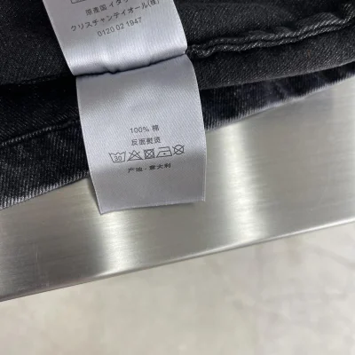 Рубашка Christian Dior Leather Logo "Navy Gray" фото № 8