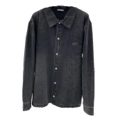 Рубашка Christian Dior Leather Logo "Navy Gray"