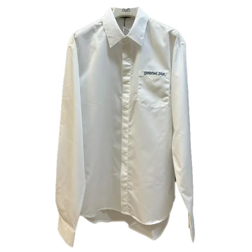 Рубашка Christian Dior Small Logo On Pocket "White"