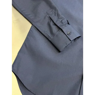 Рубашка Christian Dior White Logotype Couture "Blue" фото № 4