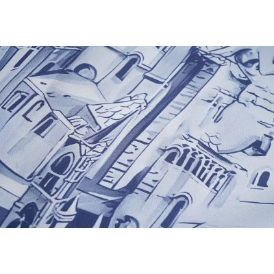 Рубашка Dolce Gabbana Abstraction Print Without Pockets "Blue" фото № 9 Рубашка Dolce Gabbana Abstraction Print Without Pockets "Blue" фото № 9