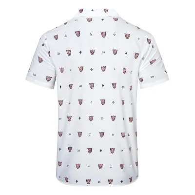 Рубашка Gucci Repeating Prints Of Masks Stars Anchors "White" фото № 2