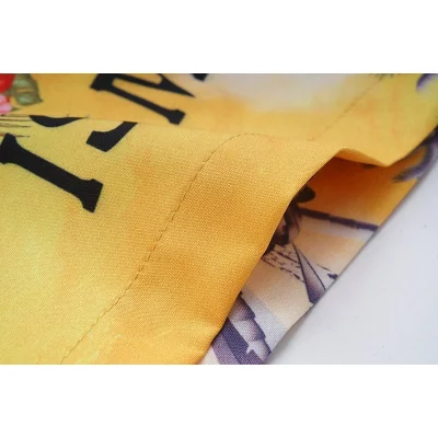 Рубашка Gucci Palm Trees Short Sleeves Is My Body "Yellow" фото № 5