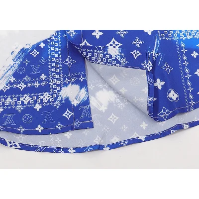 Рубашка Louis Vuitton Patterns Symbols And Brand Emblems "Blue/White" фото № 8