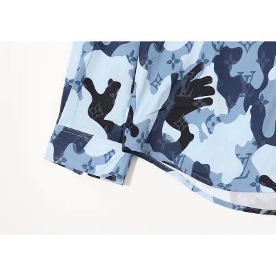 Рубашка Louis Vuitton Сamouflage "Blue" фото № 8 Рубашка Louis Vuitton Сamouflage "Blue" фото № 8