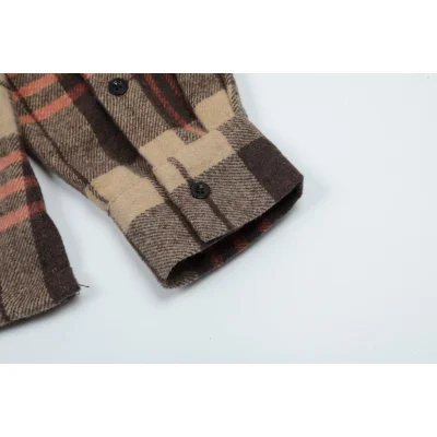 Рубашка Revenge Plaid Shirt "Brown" фото № 6