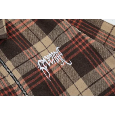 Рубашка Revenge Plaid Shirt "Brown" фото № 4
