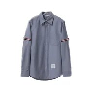 Рубашка Thom Browne With Stripes "Gray"
