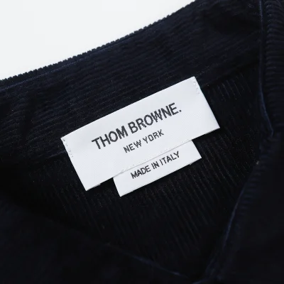 Рубашка Thom Browne On Rivets "Black" фото № 8