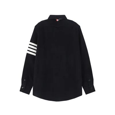 Рубашка Thom Browne On Rivets "Black" фото № 7