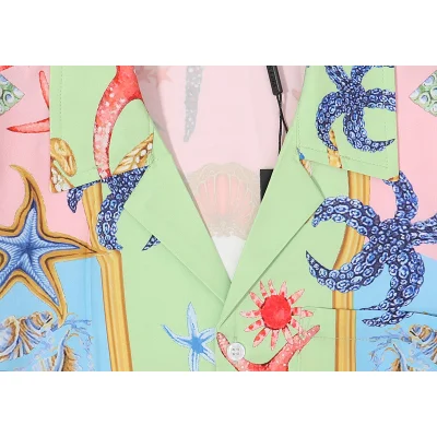 Рубашка Versace Starfish "Green" фото № 3