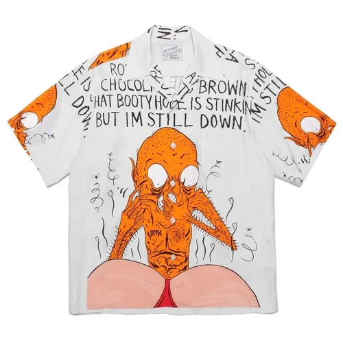 Рубашка Wacko Maria Confusion "White"