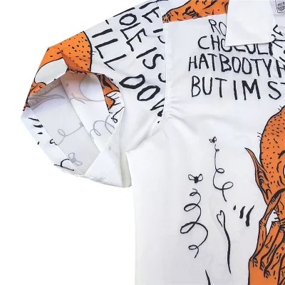 Рубашка Wacko Maria Confusion "White" фото № 4 Рубашка Wacko Maria Confusion "White" фото № 4