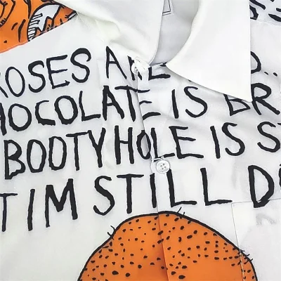 Рубашка Wacko Maria Confusion "White" фото № 6 Рубашка Wacko Maria Confusion "White" фото № 6