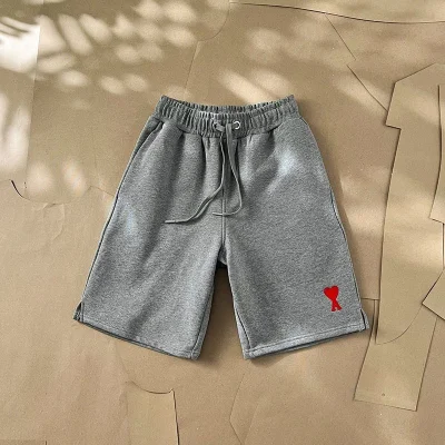 Шорты Amiri With The Red Heart Logo "Gray" фото № 2 Шорты Amiri With The Red Heart Logo "Gray" фото № 2