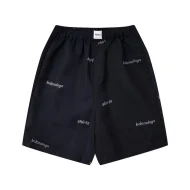 Шорты Balenciaga With The Inscription "Black"